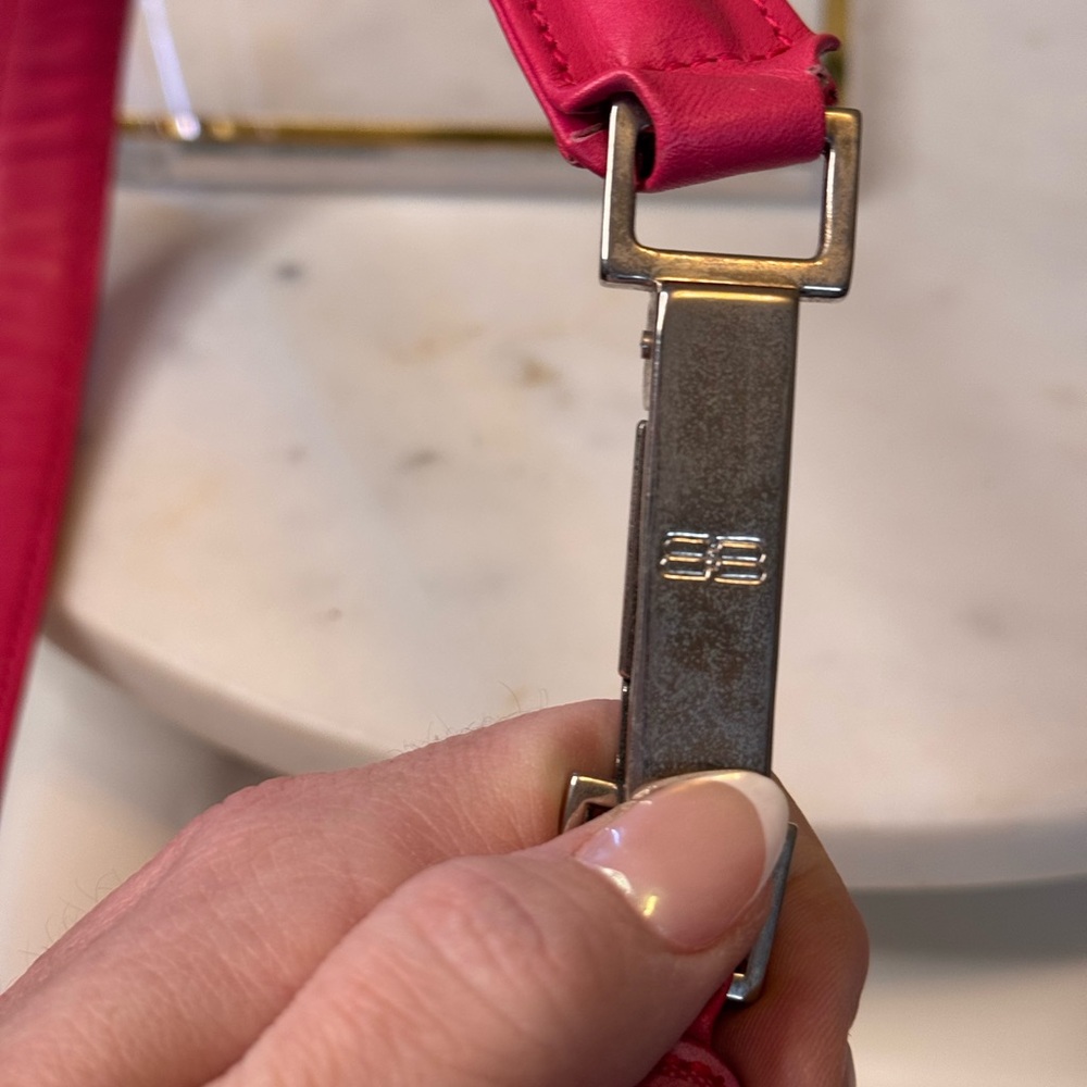 Balenciaga RARE 90s Pink Shoulder Bag EUC - Picture 12 of 15